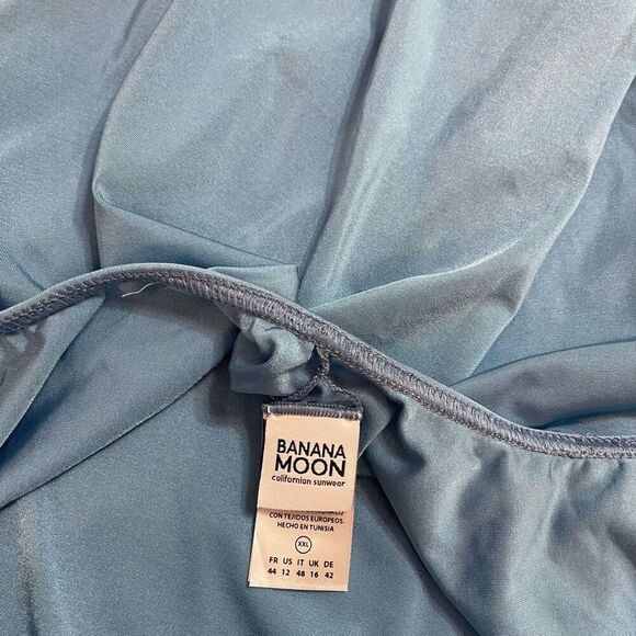 Banana Moon Blue One Piece Swimsuit Bathing Suit Plus Size XXL - Picture 4 of 6